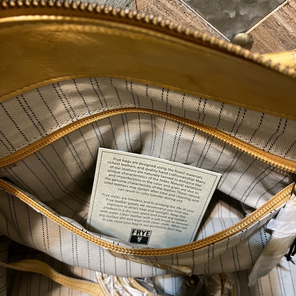 Frye Light Brown Leather Satchel - Picture 9 of 16
